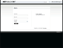 Tablet Screenshot of netpublication.com